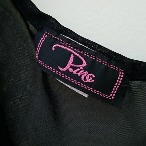 P.inc leopard print silk tank top black and white - Picture 4 of 4